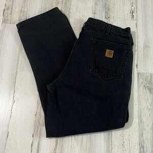 Carhartt Vintage Made In the USA Black Jeans Size 38